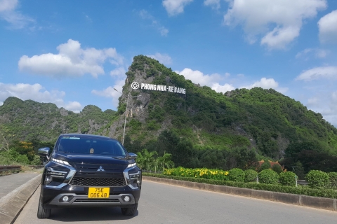 Phong Nha à Hue en voiture privée avec chauffeur privé uniquement