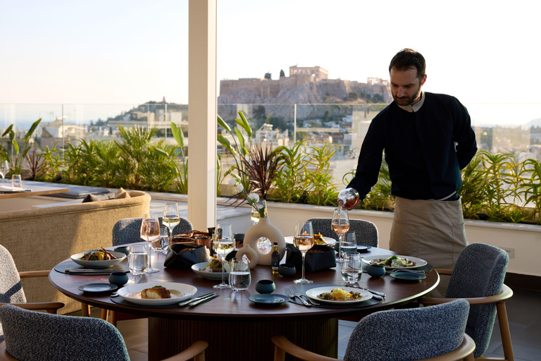 Athens: Rooftop Fine Dining at Whispers Restaurant Menu option 2