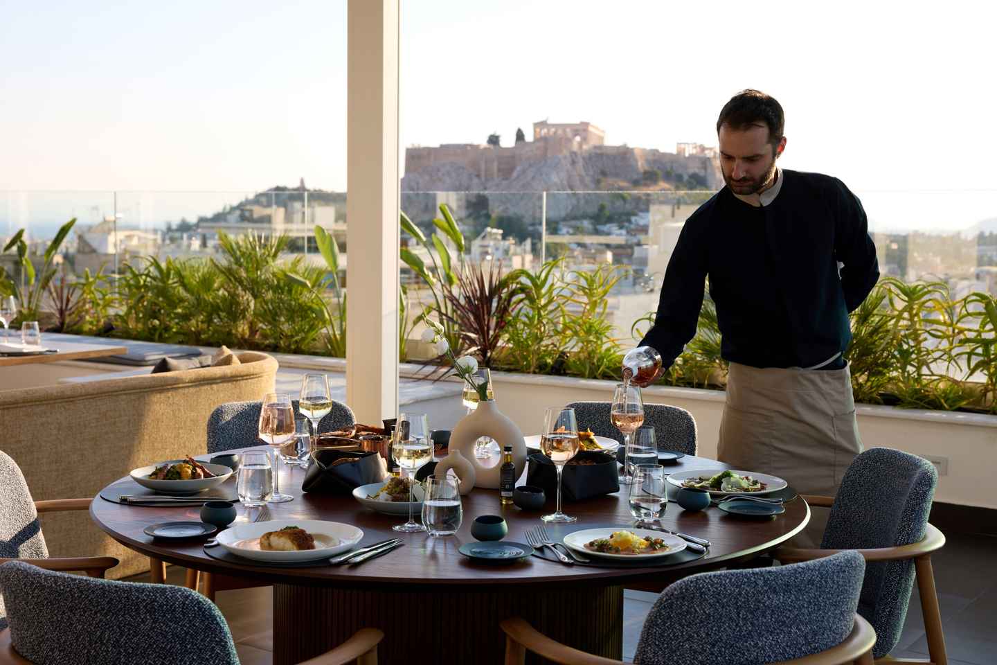 Athens: Rooftop Fine Dining at Whispers Restaurant