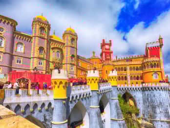 Lissabon, Sintra Sintra, Pena, Regaleira, Cabo Roca, Cascais Dagsutflykt