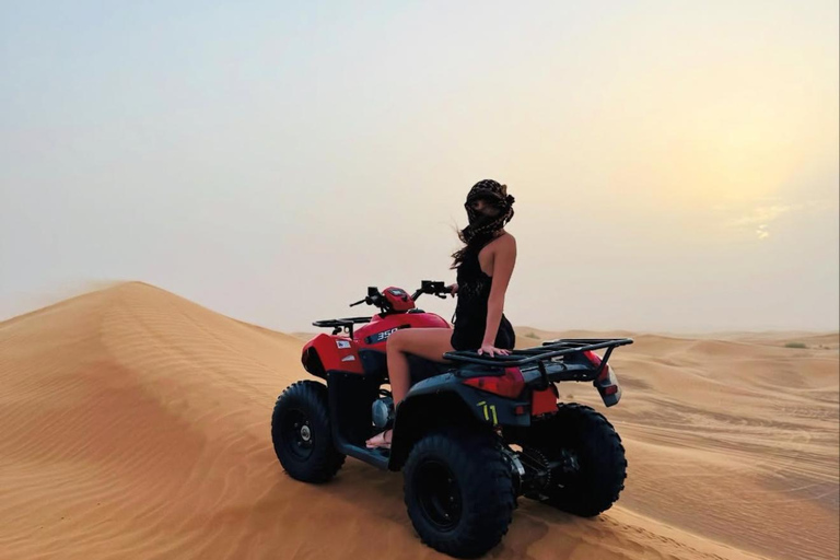 Doha: Desert Safari Experience – Quad Bike, Buggy/Camel Ride Group Tour: Desert Safari/Camel, ATV 250Cc & Hotel Transfer