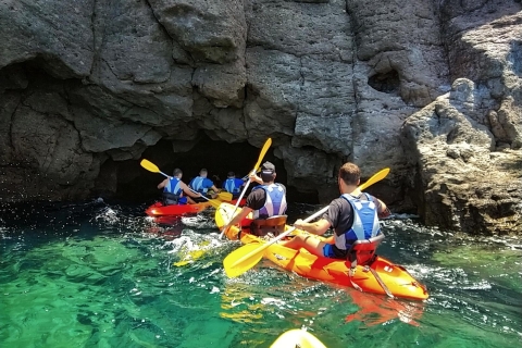 Kayak por las cuevas y acantilados de Mogan