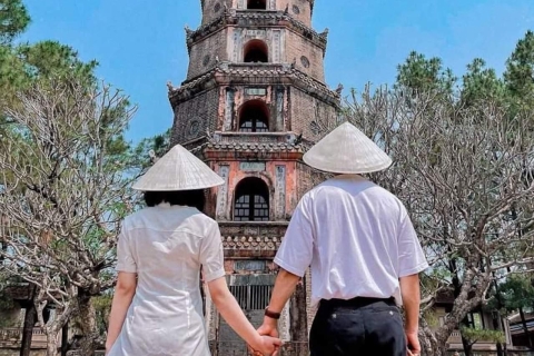 Visite privée de la ville de Hue : Pagode Thien Mu, Bateau Dragon et Craff