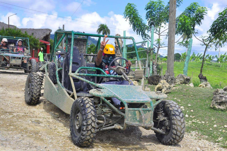 Punta Cana : Safari en tyrolienne, buggy et équitation