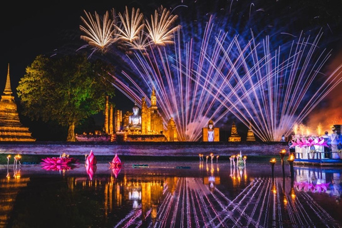 Bangkok: Sukhothai Loy Krathong Festival 2-Day Tour 1 Night
