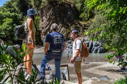 From Catania: Mount Etna and Alcantara River Tour