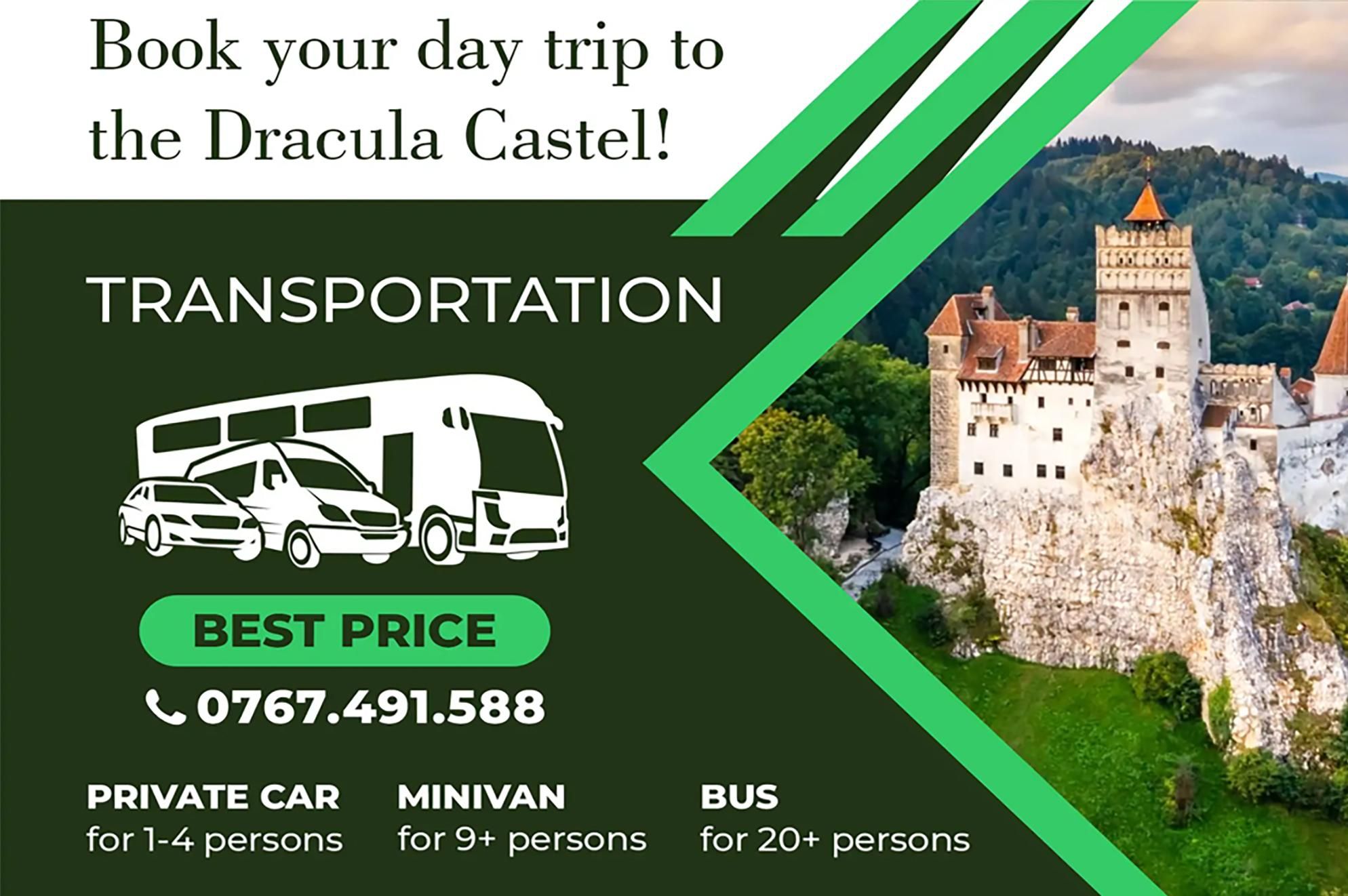 Exklusive Dracula Schloss Bran Tagestour - nur 6-7 Stunden