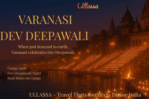 فاراناسي: مهرجان ديف ديوالي جولة لمدة 3 أيام مع رحلة بحريةVaranasi: Dev Diwali Festival 3-Day Tour with Cruise