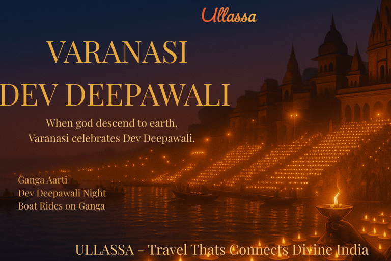 فاراناسي: مهرجان ديف ديوالي جولة لمدة 3 أيام مع رحلة بحريةVaranasi: Dev Diwali Festival 3-Day Tour with Cruise