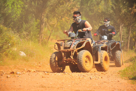 Antalya: Quad & Buggy Safari Adventure w/Zipline Experience Quad Safari -Single Participant