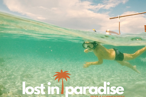 Ibiza: Formentera Boat and Bike Guide Tour +Sunset Party Gold Edition: Formentera Bike & Boat Adventure from Ibiza