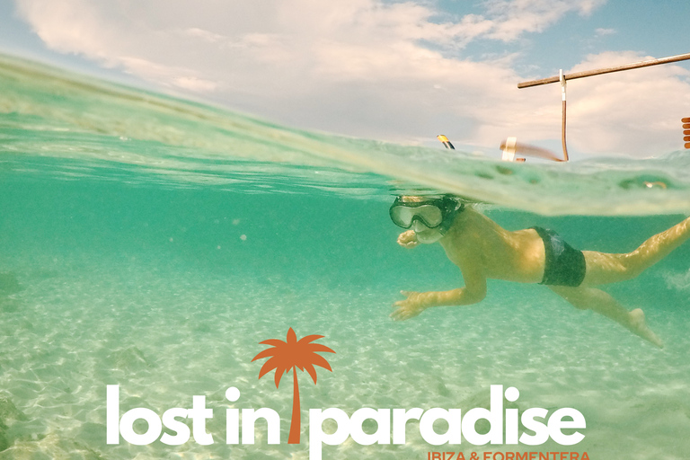 Ibiza: Formentera Boat and Bike Guide Tour +Sunset Party Gold Edition: Formentera Bike & Boat Adventure from Ibiza