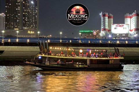 Phnom Penh: Sunset Cruise - Three Packages to Choose From! Golden Package - Freeflow Beer, Soft Drinks & Delicious Food