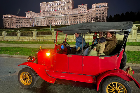 Bucharest: Private City Tour by Electric Retro Car Bucharest: Complete 2-Hour City Tour by Retro Electric Car