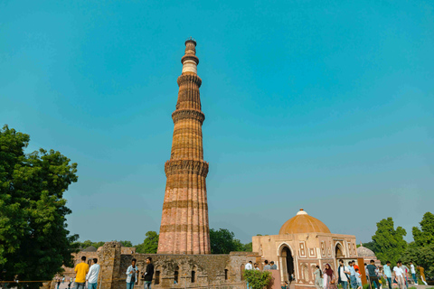 Qutub Minar Complex Halvdagsutflykt med guidePrivat tur för indiska turister