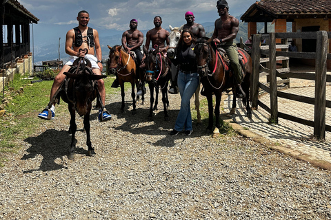 Medellin: Horseback riding, animal show and skyline view