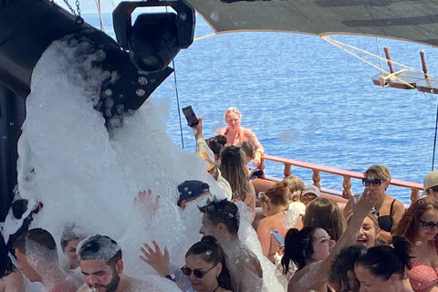 Alanya Pirate Ship Adventure with Swimming Shows &Foam Party PİRATE BOAT NO TRANSFER
