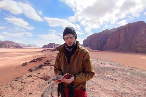 WADI RUM: HALF DAG JEEP TOUR in de ochtend of zonsondergangHALF DAG JEEP TOUR zonder lunch