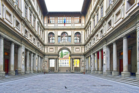 Florence : Visite guidée en petit groupe de la Galerie des Offices avec billet d&#039;entréeVisite guidée en russe