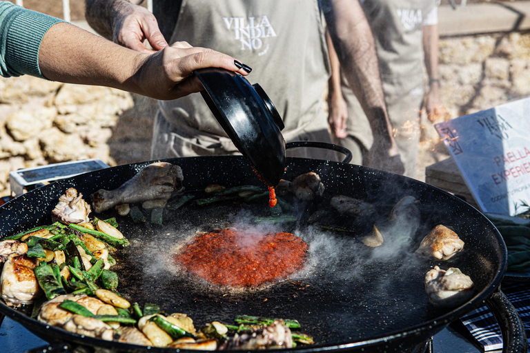 Valencia: Paella Full Experience Workshop på Villa IndianoPaella helhetsupplevelse