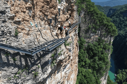 Zhangjiajie Glass Bridge | Grand Canyon Tickets & Route Map Package D: Package B + Bungee Jumping