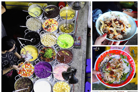 Hue: Food Walking Tour with Coffee and Market Visit Hue Street Food Tour by Cyclo