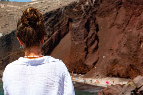 Desde Fira: Excursión en minibús por lo más destacado de Santorini con puesta de sol en Oia