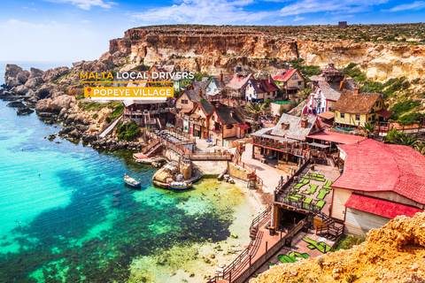 Tour di Malta : Auto privata- Mdina, Marsaxlokk, Grotta Azzurra