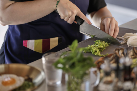 Experiência de aula de culinária coreana premium e original em Hanok