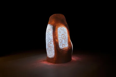 Biljett till utställningen om aboriginsk konst, Art Gallery of NSW