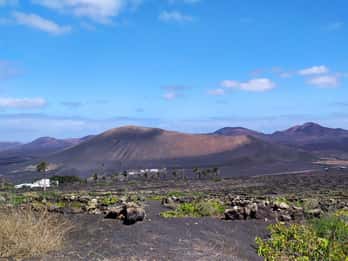 La Geria: caminata entre volcanes y viñas
