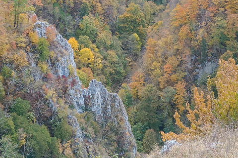 Brașov: Guided Gorge Hike, Caves, and Via Ferrata Adventure Brașov: Guided Hike and Caves