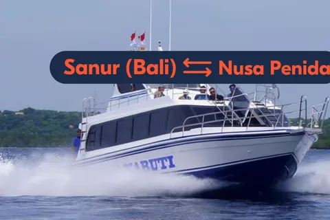 De Bali: Barco de ida ou volta de Sanur para/de Nusa Penida