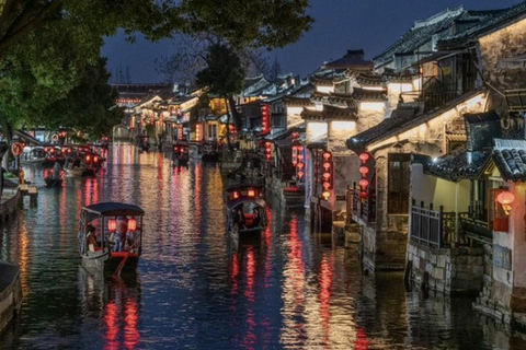 Shanghai: Xitang Night Water Town & Paddleboard Trip