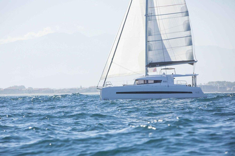 From Panormo: Luxe Sailing Cruise with Lunch and Drinks Panormo: Luxe cruise with Transfer from Rethymno Area