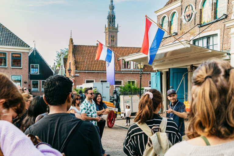 Vanuit Amsterdam: dagexcursie Zaanse Schans, Edam & MarkenTour in het Engels Rondvaart door de grachten in Amsterdam