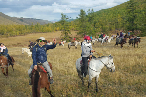 3-Day Tour with Horse Trekking in Terelj National Park