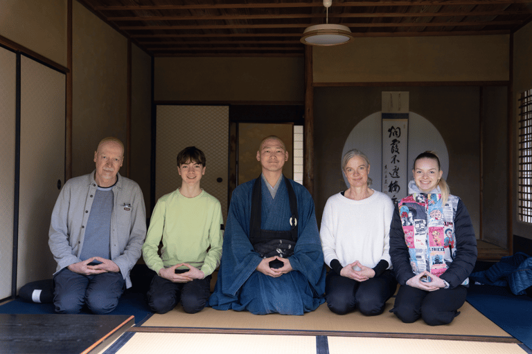 Kyoto: Meditazione Zen in un tempio privato con un monaco