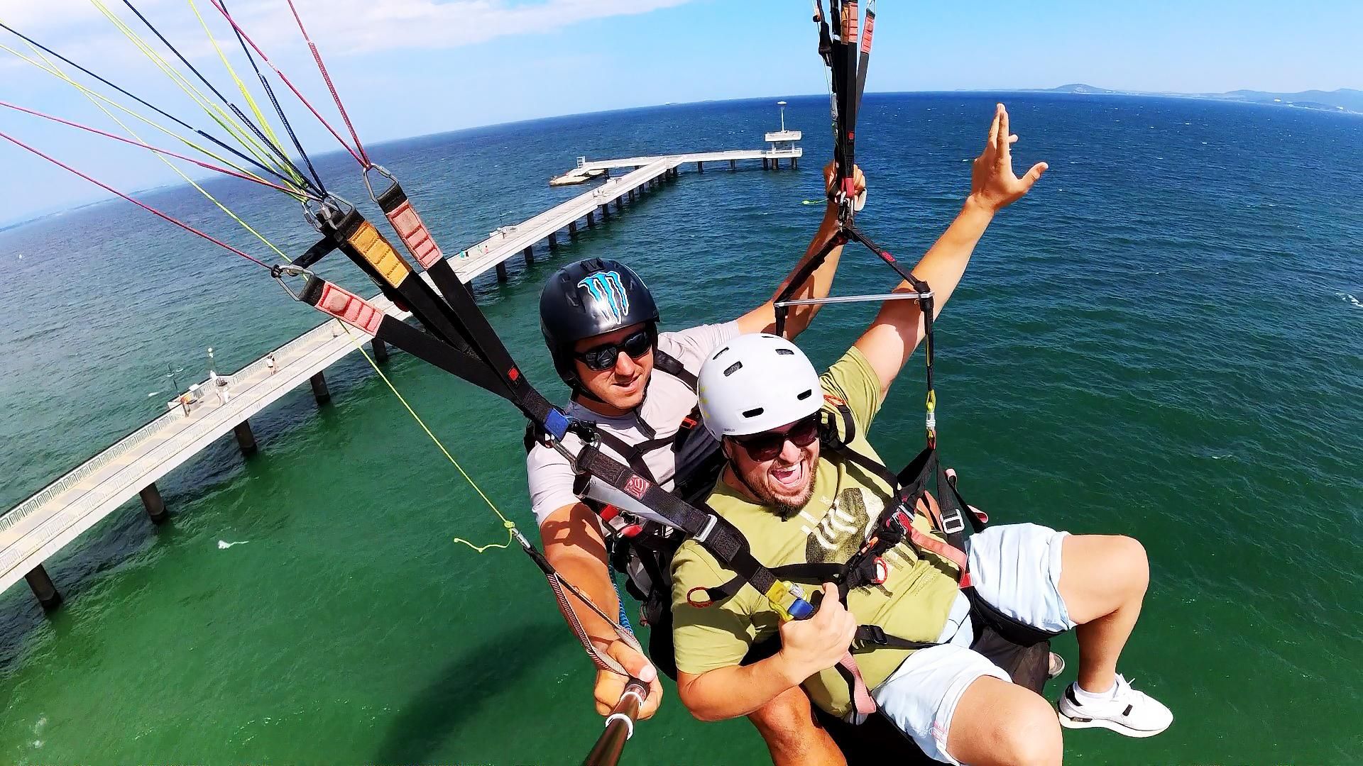 Burgas: Tandem-Paragliding-Flüge