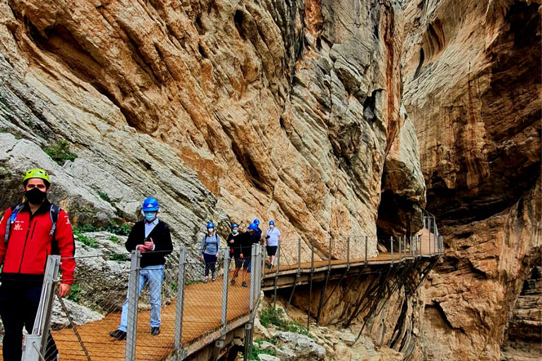 Málaga: Tour guidato del Caminito del Rey con trasporto