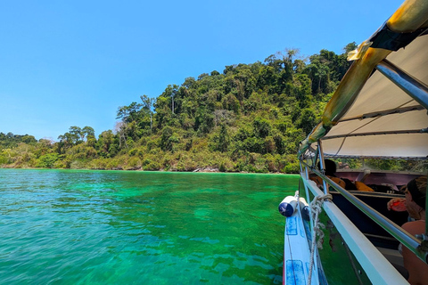 Koh Lanta: Smaragdgrot, Ko Kradan &amp; 4 eilanden per speedboot