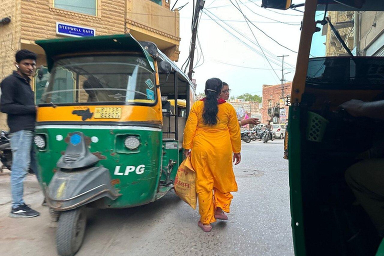 Jaipur: Private Forts, Palaces & Stepwell Tour with Guide Tour by Tuk-Tuks. Guide not included.