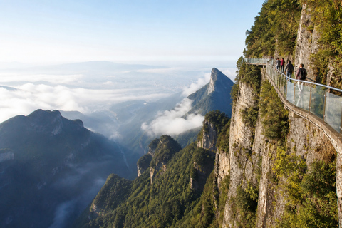 Tianmen Mountain: E-Ticket & Multilingual Guide Options Route A: City Cableway Up & Express Cableway Down
