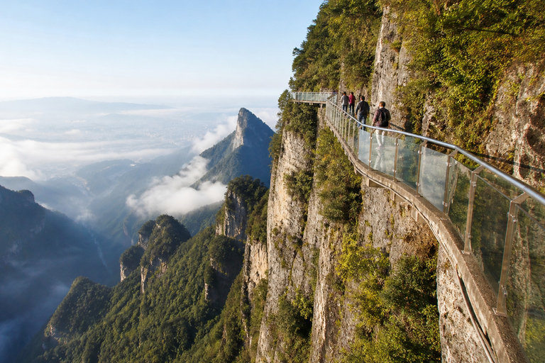 Tianmen Mountain: E-Ticket & Multilingual Guide Options Route A: City Cableway Up & Express Cableway Down