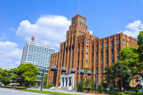 Tokio: Open Top Sightseeing Bus mit Audio GuideBucht-Route