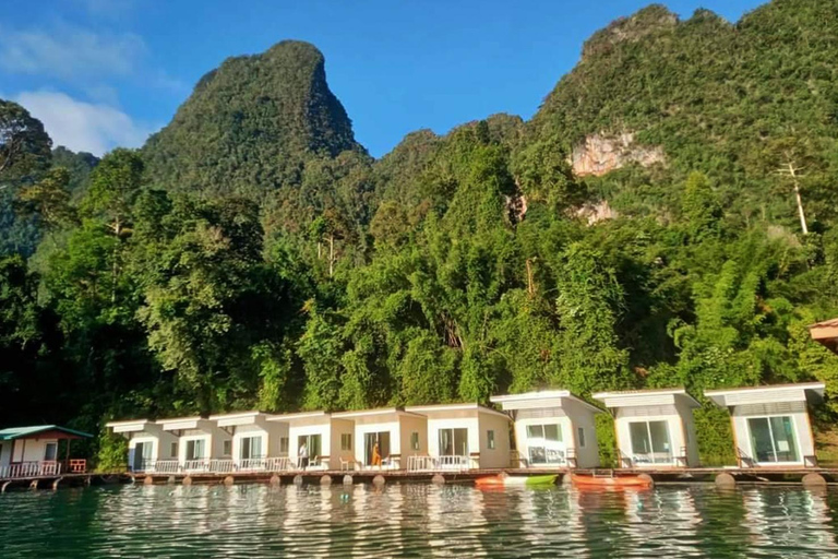 Phuket or Anywhere: 2-Days Cheow Lan Lake & Raft-Resort-FAN Option 1: From KhaoLak+KhaoSok with Roundtrip Hotel Transfer