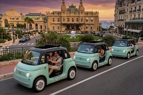 Saint-Jean-Cap-Ferrat & Monaco: Tour in a 100% electric Fiat Topolino 2-hour Panoramic Tour of Monaco