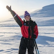 Kilpisjärvi: Geführte Schneeschuhwanderung mit Ausrüstung