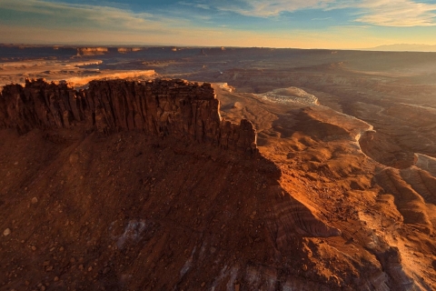 Moab: helikoptervlucht door Canyonlands National Park