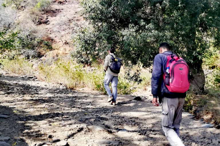 Randonnée dans la campagne des collines Arawali